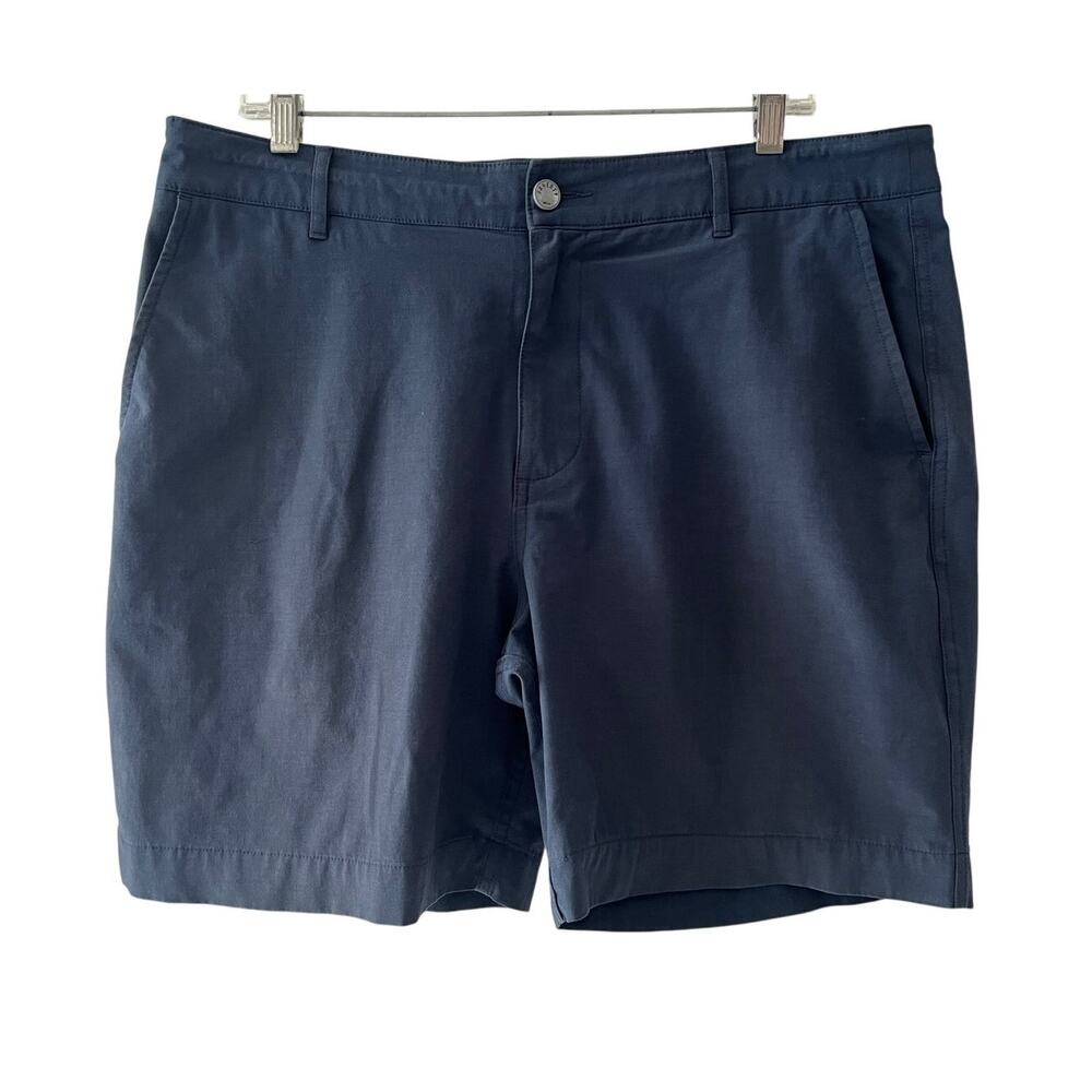 Faherty All Day Shorts Men 34 Blue Performance Stretch Quick Dry Lightweight